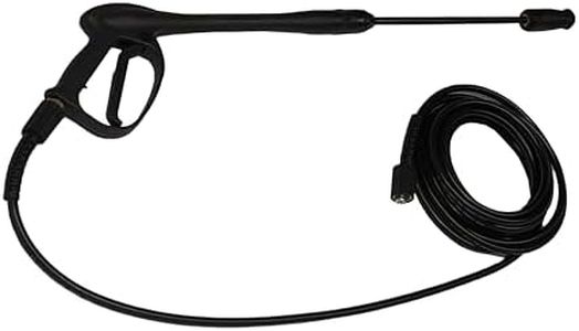 25 FT Pressure Washer Gun & Wand and Hose Kit with 1/4 inch connector M22 14mm Screw 3700PSI High Pressure Washer Extension Hose