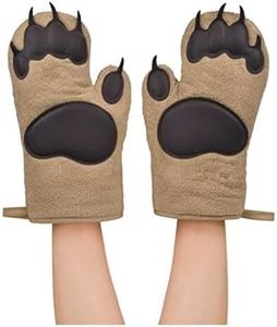 Genuine Fred BEAR HANDS Oven Mitts - Quality Cotton with Heat Resistant Silicone - Fun & Function Kitchen Gadgets - Funny White Elephant Gift - Great Gift for Home Cooks, Bakers, & Animal Lovers -