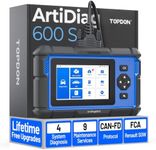 TOPDON AD600S OBD2 Scanner, Diagnostic Tool for ABS SRS Transmission Engine Code Reader, 9 Services Scan Tool, Oil/Brake/BMS/SAS/DPF/TPMS/ETS Reset/ABS Bleeding/Injector Coding, Lifetime Free Update