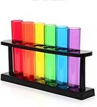 CKB LTD - Bar Amigos Test Tube Party Drink Shots Plastic Glasses Novelty Shooters - Multi Colour - Set of 6