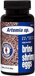 San Francisco Bay Brand Brine Shrimp Eggs - Excellent Food Source Baby Aquarium Fish, Freshwater, Reef & Saltwater Marine Tank Hatchery Fry - 2.75 oz (80g)