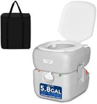 SereneLife 5.8 Gal Portable Toilet 