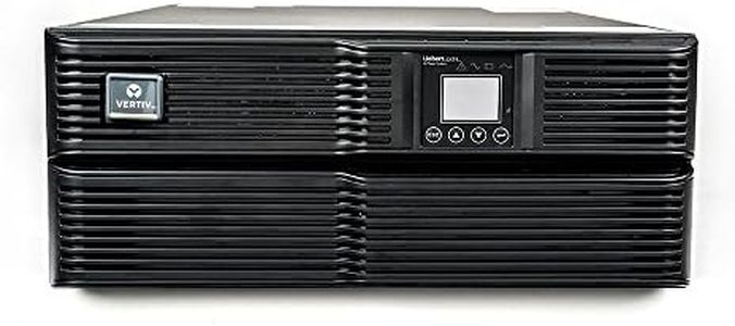 Liebert GXT4 UPS w/Network Card - 6000VA/4800W 208V/120V, Online Double Conversion Rack Mount/Tower UPS, Uninterruptible Power Supply, Sine Wave, AVR, Battery Backup(GXT4-6000RT208)