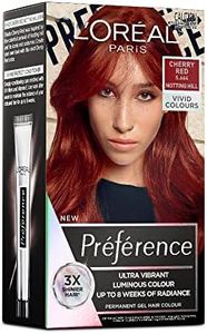 L’Oréal Paris Préférence Vivids, Permanent Hair Colour, 5.664 Cherry Red (Pack of 1)