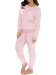 Wingwalker Womens Disney Aristocats Pajamas Ladies Marie Soft Waffle PJs Pink Size Large