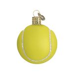 Old World Christmas Tennis Ball Glass Blown Ornament