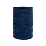 Buff Neckwear Merino Midweight Unisex adults, Melange Cobalt