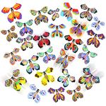 LOMIMOS 20PCS Flying Butterfly, Magic Wind Up Butterfly Toy Gift for Kids Surprise Explosion Box Wedding Birthday Party Book Greeting Card(20 Styles)