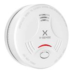 X-Sense Smoke Alarm for Home, 10-Year Battery Fire Alarm, LED Indicator & Silence Button, Smoke Detector Battery Operated, Conforms to EN 14604 Standard, SD11