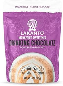 Lakanto Sugar Free Drinking Chocolate - Cold or Hot Cocoa Powder Mix, Shelf Stable Probiotics, Monk Fruit Sweetener, Keto Diet Friendly, Vegan, Dutch Cocoa, Gourmet Taste (Original - 10 oz)
