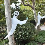 JOYIN 53" Halloween Bendable Tree Wrap Ghost (2 Pack) for Halloween Decoration Outdoor, Lawn Decor, Tree, Pilar Decorations, Ghost Party Supplies