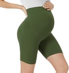 VALANDY Maternity Shorts Over Belly