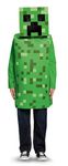 DISGUISE DISK65642G Classic Minecraft Creeper Costume, Boys, Green, Large