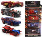 Galaxy Hi-Tech Mini Metal Car for Kids, Car Pack of 4 Mini Racers Series Diecast Cars Suitable for Children, Movie Vehicle Racing Cars for Competition and Story Play - Multicolor