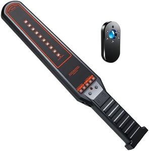 Hidden Camera Detector & GPS Tracker Finder – RF Signal Scanner with Magnetic Field Detection, Infrared Camera Lens Finder, Stranger Intrusion Alarm, Portable Anti Spy Device for Home, Hotel & Travel