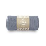 Lotuscrafts Yoga Towel Wet Grip - Non-Slip & Quick Drying - Non-Slip Yoga Towel with High Traction - Yoga Towel Ideal for Hot Yoga [183 x 61 cm]