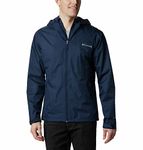 Columbia Men's Inner Limits Jacket, Waterproof Rain Jacket, Collegiate Navy, Size M