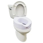 Carex Health Brands Fgb32000 4" Quick-Lock Raised Toilet Seat