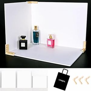 3PCS Photo Backdrop Boards for Product and Food Photography with Carry Bag 16.5x12.6inch Waterproof White Product Photography Background…