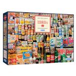 1980s Shopping Basket | 1000 Piece Jigsaw Puzzle | Vintage Jigsaw Puzzle | Sustainable Puzzle for Adults | Premium 100% Recycled Board | Great Gift for Adults | Gibsons Games