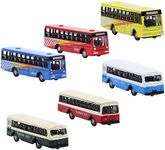 BS150 6pcs Diecast Model Buses Car 