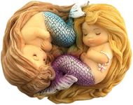 Top Collection Miniature Fairy Garden and Terrarium Sleeping Little Mermaid Friends