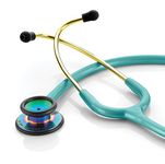 ADC Adscope 603 - Clinician Stethoscope - Iridescent Metallic Caribbean