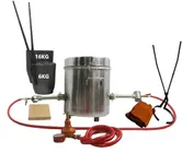 16KG Gas Metal Melting Furnace Propane Forge Casting Tool Gold Foundry Refine Lifting and Pouring Tongs Set