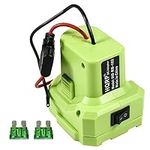 HQRP Battery Adapter with Fuse and 