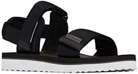 Columbia Women's Via Sandal sports sandals, Black (Black x White), 8 UK