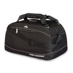 High Sierra 20" Pack-N-Go Duffel, Black/Black/Black, International Carry-On (Model:53607-3054)