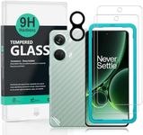 IBYWIND Screen Protector for OnePlus Nord 3 5G(6.74")，2 Pack 9H Tempered Glass+1 Pack Camera Len Protector+1 Back Film,HD,Scratch Resistant,Bubble Free,Easy Install