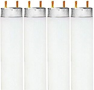 LUXRITE F32T8/865 32W 48 Inch T8 Fluorescent Tube Light Bulb, 6500K Daylight, 2800 Lumens, G13 Medium Bi-Pin Base, LR20735, 4-Pack