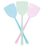 Fly Swatter, Strong Flexible Manual Swat Set Pest Control, Assorted Colors (3 Pack)