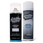 ScratchesHappen Exact-Match Touch Up Paint Kit Compatible with Ford Tuxedo Black Metallic (UH/M7211A) - Aerosol, Essential