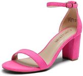 DREAM PAIRS Women's Chunk Low Heel 