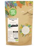 Wholefood Earth Organic Coconut Flour – 1 kg | GMO Free | Vegan | High Fibre | Certified Organic