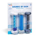 Learning Resources Sounds of Rain Sensory Tubes, Toys for 3 Year Old Boys and Girls, Calming Fidget, 3 Sounds, Snow, Rain and Thunderstorm