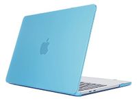 mCover Case ONLY Compatible with 2023 or Later 15” MacBook Air Laptop Computer (Model A2941 / A3114, with M2 / M3 Chip, 15.3" Liquid Retina Display, USB-C + MagSafe3 connectors) - Aqua