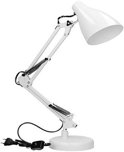 Virone DIAN Lampada Da Scrivania E27 60W Chiusura in acciaio (bianca)