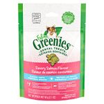 FELINE GREENIES Cat Treats Natural Dental Care, Savory Salmon Flavour, 2.1oz. Pouch