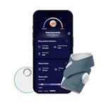 Owlet Dream Sock - Smart Baby Monitor - Tracks Average Oxygen O2, Heart Rate, Real-Time Quality Trends and Sleep Routine Recommendations via App | Bedtime Blue