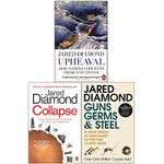 Jared Diamond 3 Books Collection Set(Upheaval, Collapse Guns, Germs and Steel)