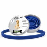 VANDITA'S Flea and Tick Collar for Dogs & Cats | Long-Lasting Protection Up to 8 Months | Waterproof Adjustable Pet Collar | Kills Fleas, Ticks, Larvae & Eggs | Safe for Puppies & Kittens (Blue)
