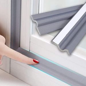 118 Inch/3M Window Weather Stripping Door Seal Strip,Door Soundproofing for Bottom and Side of Door,Self Adhesive PU Foam Weather Strip for Window and Door Insulation,Door Sweep for Interior Doors