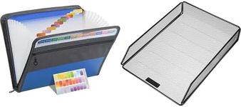 Mr. Pen- Accordion File Organizer and Mesh Desk Organizer