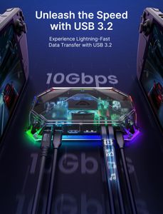 JSAUX 12-in-1 RGB Docking Station for Steam Deck – Multiport USB-C Hub