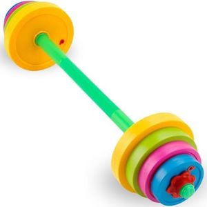 Adjustable Barbell Toy Set for Kids - Fill with Beach Sand or Water