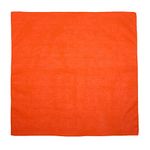 CTM Cotton Solid Color Bandanas, Orange