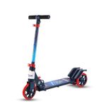 BUMTUM Smart 5inch 3 Wheels Kick Scooter for Kids | 3 Adjustable Height Scooter, Foldable & Attractive PVC Wheels with Rare Brakes Age 5 Years (Dark Blue)